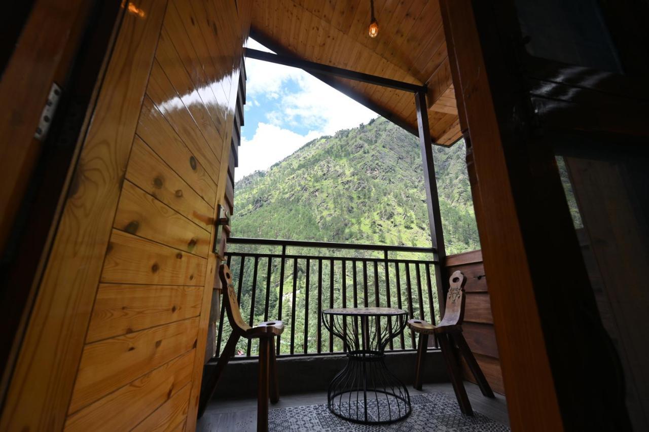 The Hillside Hotel Kasol Bagian luar foto