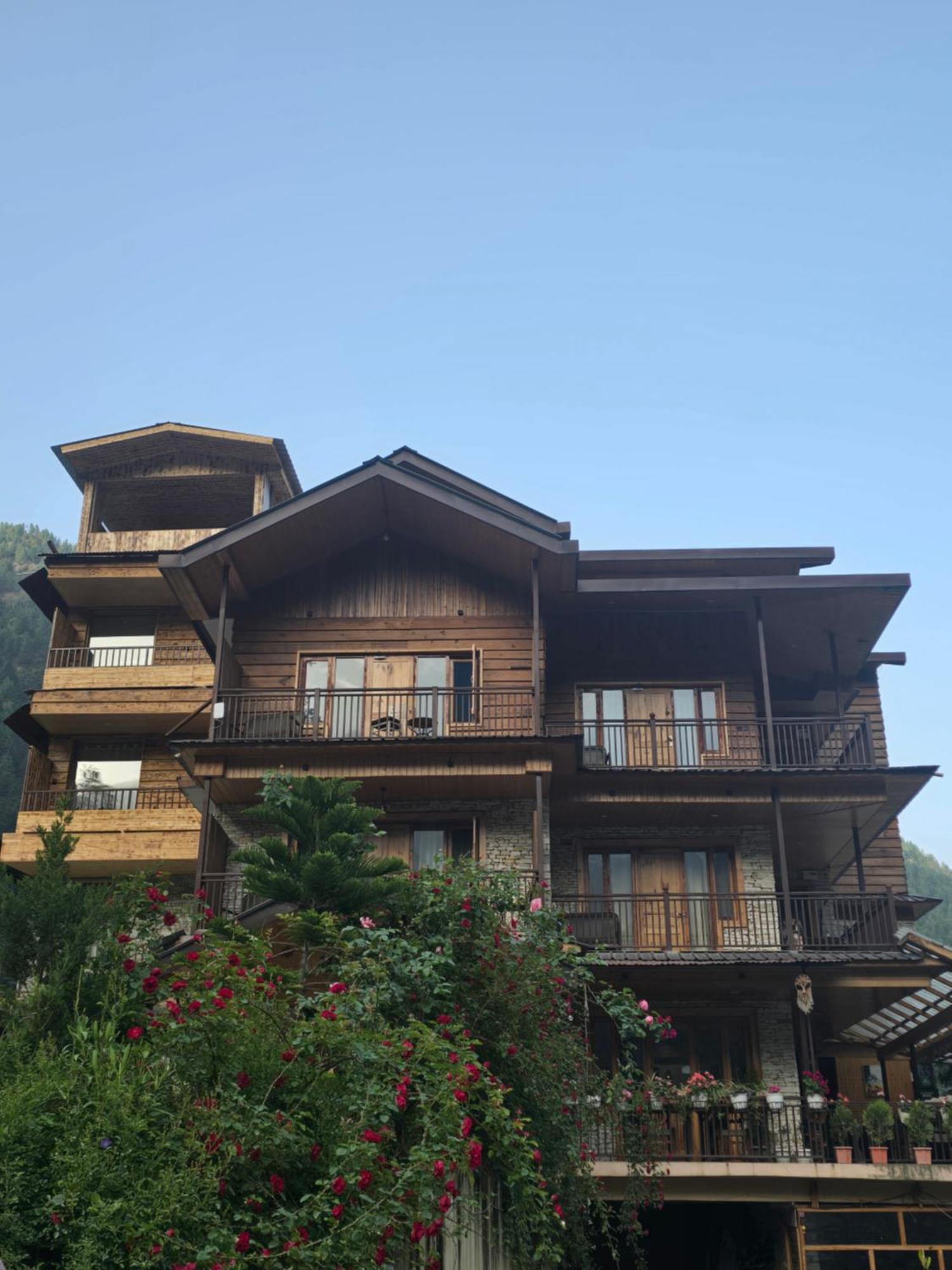 The Hillside Hotel Kasol Bagian luar foto